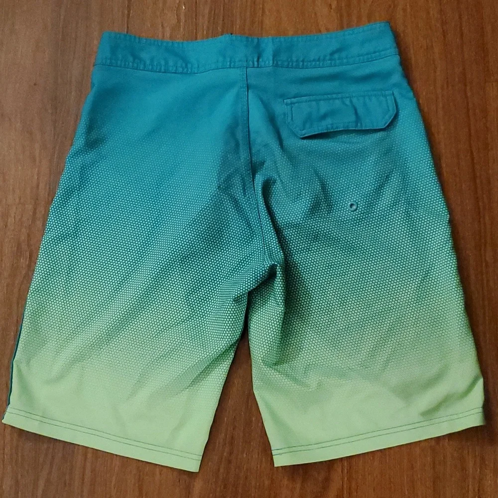 Old Navy California Teal Green Men's Swimming Shorts - Size 30